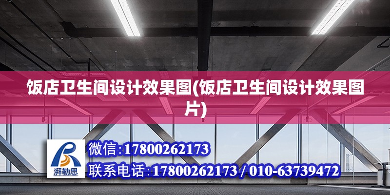 飯店衛生間設計效果圖(飯店衛生間設計效果圖片)