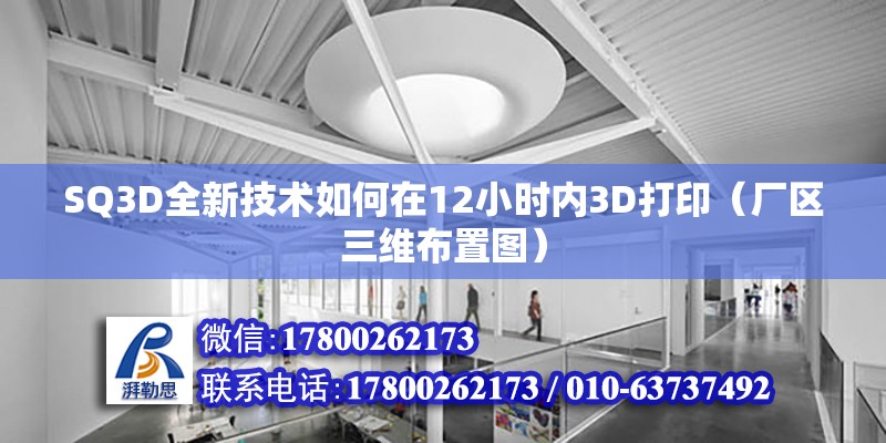 SQ3D全新技術如何在12小時內3D打印（廠區三維布置圖）