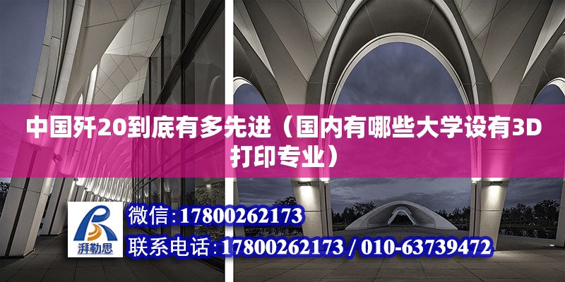 中國殲20到底有多先進（國內有哪些大學設有3D打印專業） 鋼結構網架設計