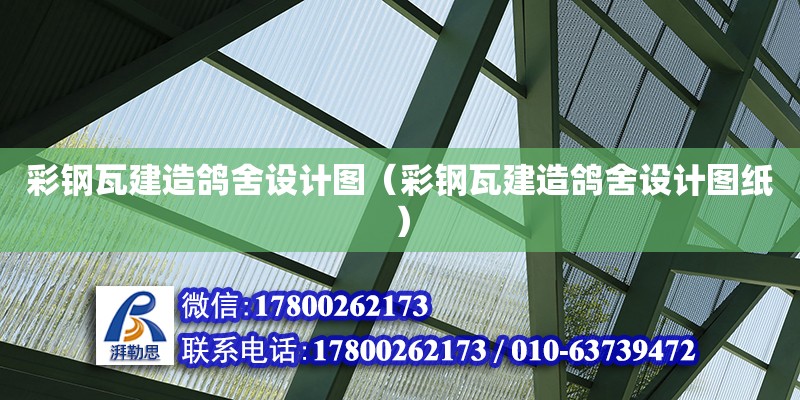 彩鋼瓦建造鴿舍設計圖（彩鋼瓦建造鴿舍設計圖紙） 鋼結構網架設計