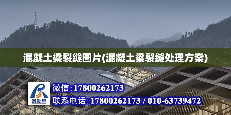 混凝土梁裂縫圖片(混凝土梁裂縫處理方案) 結構污水處理池設計