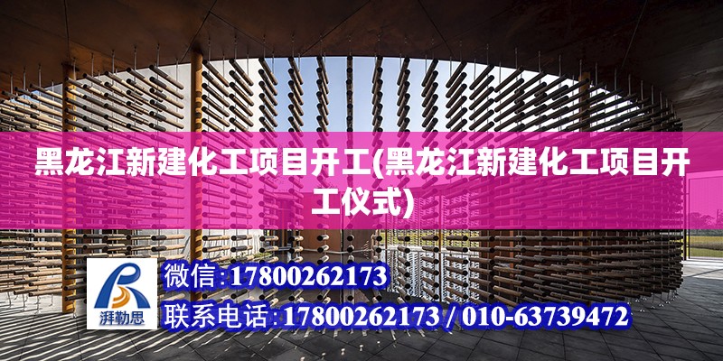 黑龍江新建化工項目開工(黑龍江新建化工項目開工儀式)