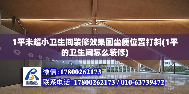 1平米超小衛生間裝修效果圖坐便位置打斜(1平的衛生間怎么裝修)