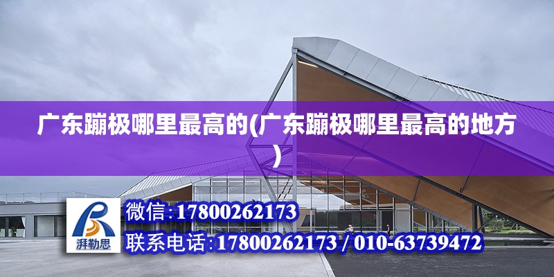 廣東蹦極哪里最高的(廣東蹦極哪里最高的地方) 結構工業裝備施工