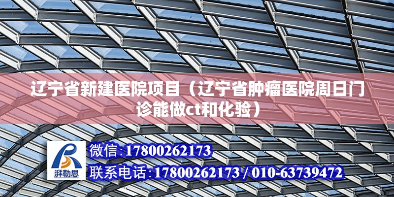 遼寧省新建醫院項目（遼寧省腫瘤醫院周日門診能做ct和化驗）