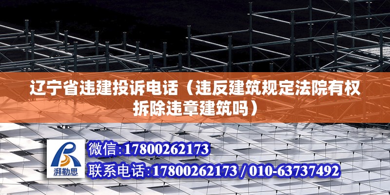 遼寧省違建投訴電話（違反建筑規(guī)定法院有權(quán)拆除違章建筑嗎）