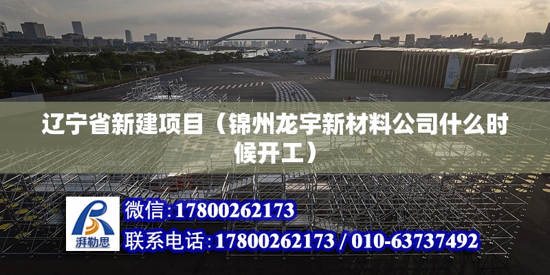 遼寧省新建項目（錦州龍宇新材料公司什么時候開工）