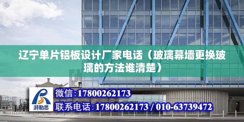 遼寧單片鋁板設計廠家電話（玻璃幕墻更換玻璃的方法誰清楚） 鋼結構蹦極施工