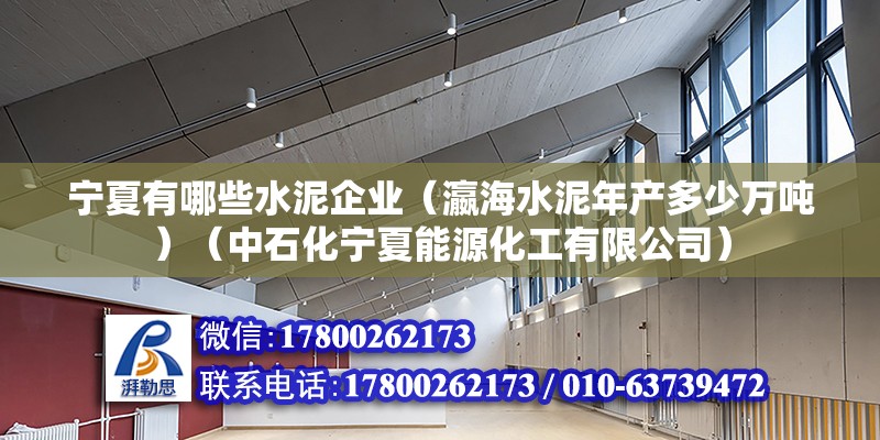 寧夏有哪些水泥企業（瀛海水泥年產多少萬噸）（中石化寧夏能源化工有限公司）