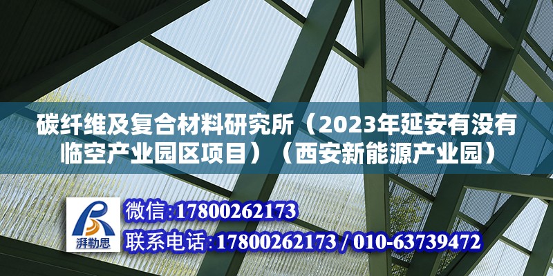 碳纖維及復合材料研究所（2023年延安有沒有臨空產業園區項目）（西安新能源產業園）