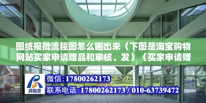 圖紙報批流程圖怎么畫出來（下圖是淘寶購物網站買家申請贈品和審核、發）（買家申請贈品和審核、一次性發放的流程圖）