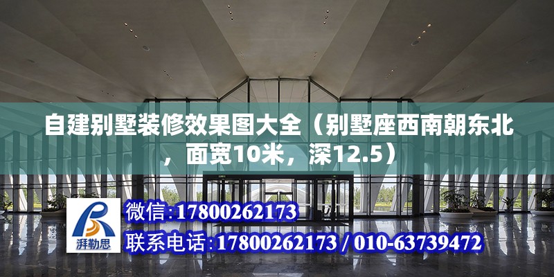 自建別墅裝修效果圖大全（別墅座西南朝東北，面寬10米，深12.5） 結(jié)構(gòu)機(jī)械鋼結(jié)構(gòu)施工