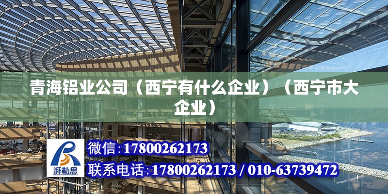 青海鋁業公司（西寧有什么企業）（西寧市大企業） 建筑消防設計 第2張