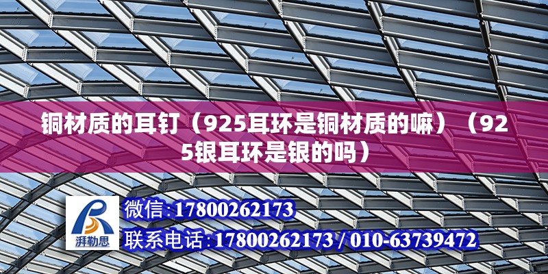 銅材質的耳釘（925耳環是銅材質的嘛）（925銀耳環是銀的嗎） 北京鋼結構設計 第2張