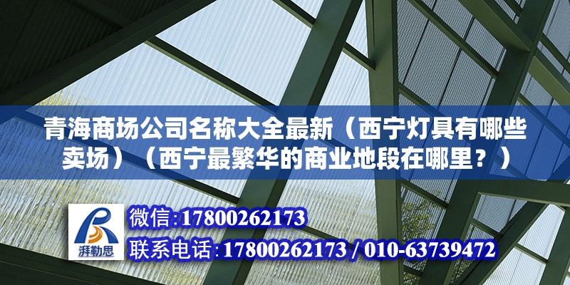 青海商場公司名稱大全最新（西寧燈具有哪些賣場）（西寧最繁華的商業(yè)地段在哪里？） 全國鋼結構廠