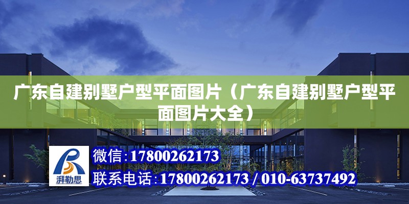 廣東自建別墅戶型平面圖片（廣東自建別墅戶型平面圖片大全） 鋼結(jié)構(gòu)網(wǎng)架設(shè)計(jì)