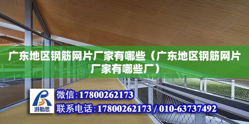 廣東地區鋼筋網片廠家有哪些（廣東地區鋼筋網片廠家有哪些廠）