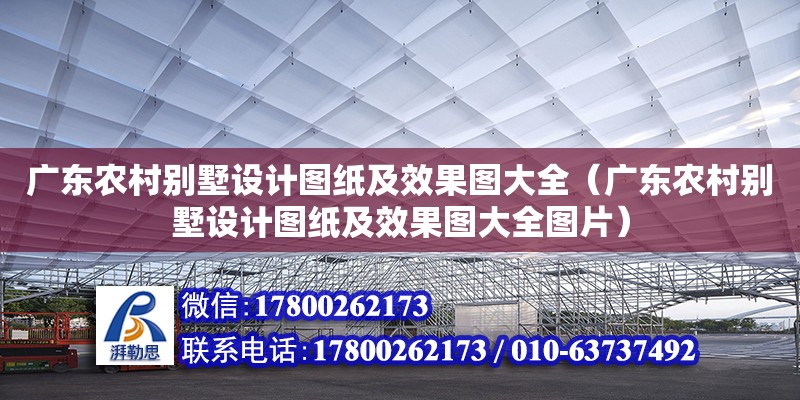 廣東農村別墅設計圖紙及效果圖大全（廣東農村別墅設計圖紙及效果圖大全圖片）