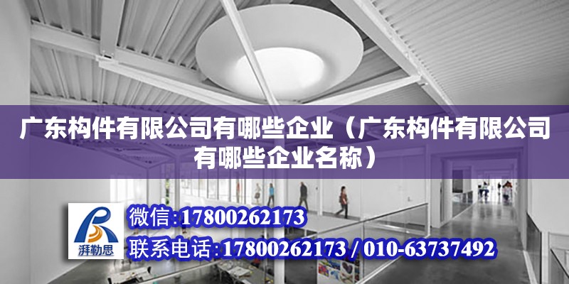 廣東構件有限公司有哪些企業（廣東構件有限公司有哪些企業名稱） 鋼結構網架設計