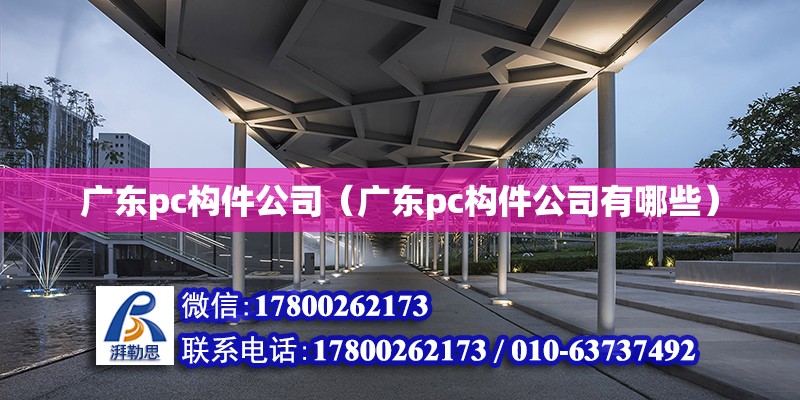 廣東pc構件公司（廣東pc構件公司有哪些） 鋼結構網架設計