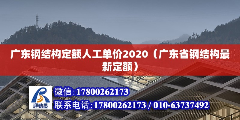 廣東鋼結(jié)構(gòu)定額人工單價2020（廣東省鋼結(jié)構(gòu)最新定額） 鋼結(jié)構(gòu)網(wǎng)架設(shè)計(jì)