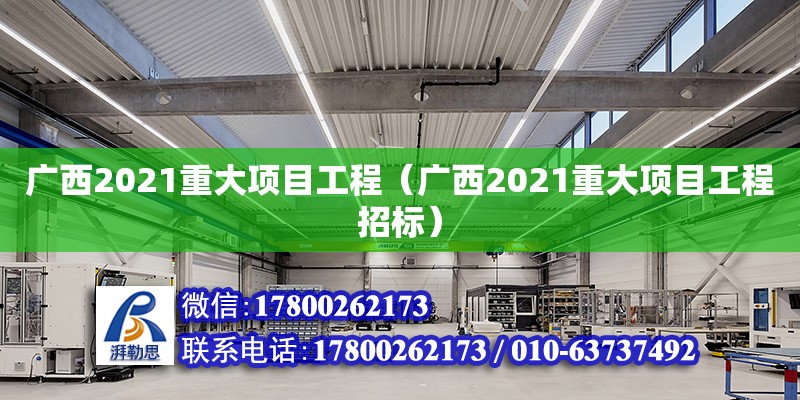 廣西2021重大項目工程（廣西2021重大項目工程招標）