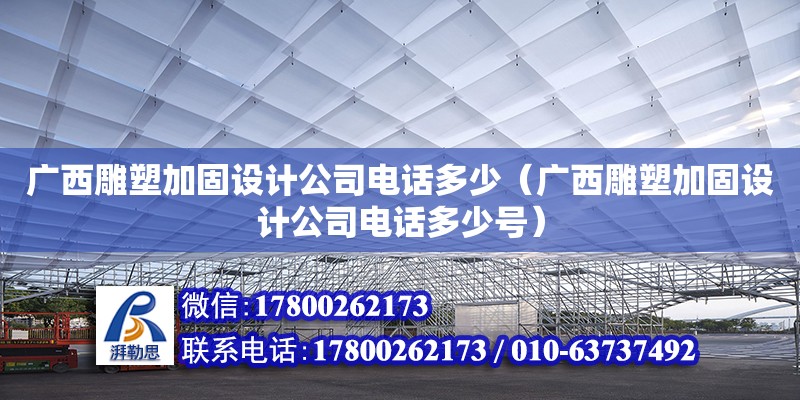 廣西雕塑加固設計公司**多少（廣西雕塑加固設計公司**多少號）