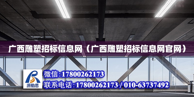 廣西雕塑招標信息網（廣西雕塑招標信息網官網）