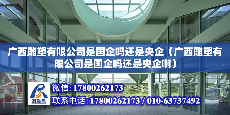 廣西雕塑有限公司是國企嗎還是央企（廣西雕塑有限公司是國企嗎還是央企啊）