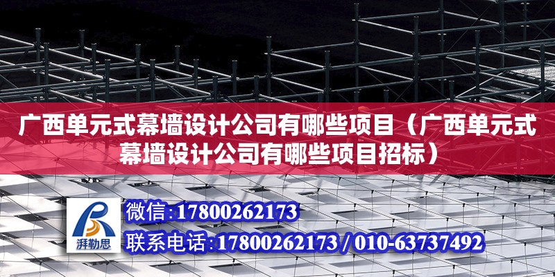 廣西單元式幕墻設計公司有哪些項目（廣西單元式幕墻設計公司有哪些項目招標） 鋼結構網架設計