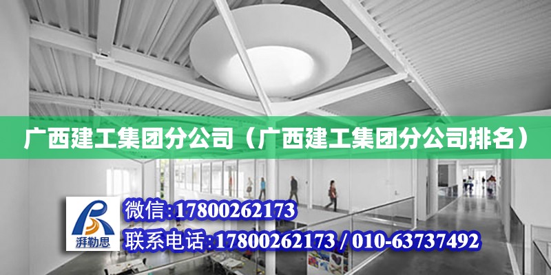 廣西建工集團(tuán)分公司（廣西建工集團(tuán)分公司排名）