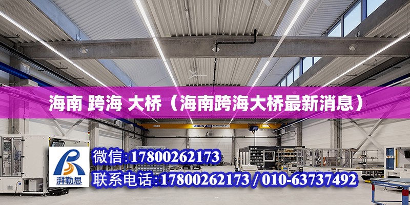 海南 跨海 大橋（海南跨海大橋最新消息） 鋼結構網架設計