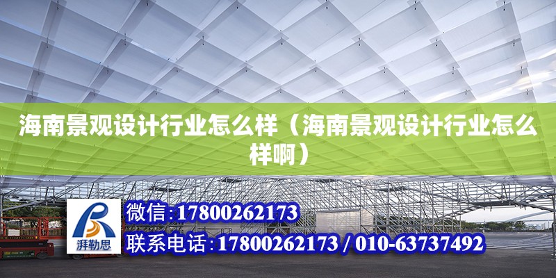 海南景觀設計行業怎么樣（海南景觀設計行業怎么樣啊） 鋼結構網架設計