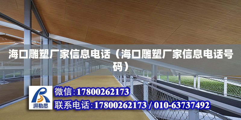 海口雕塑廠家信息**（海口雕塑廠家信息**號碼）