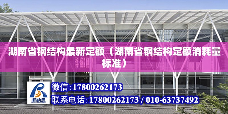 湖南省鋼結構最新定額（湖南省鋼結構定額消耗量標準） 裝飾幕墻施工