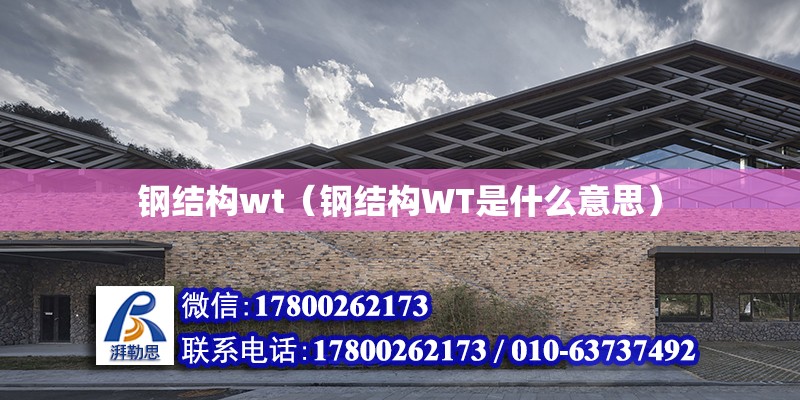 鋼結構wt（鋼結構WT是什么意思）