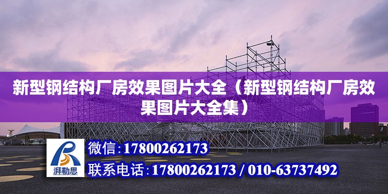 新型鋼結構廠房效果圖片大全（新型鋼結構廠房效果圖片大全集） 鋼結構網架施工