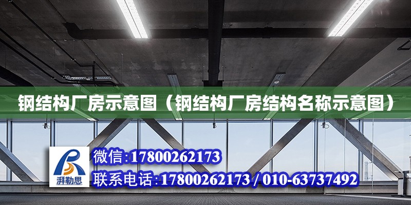 鋼結構廠房示意圖（鋼結構廠房結構名稱示意圖）