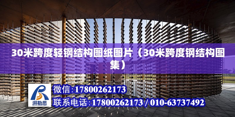 30米跨度輕鋼結構圖紙圖片（30米跨度鋼結構圖集） 建筑效果圖設計