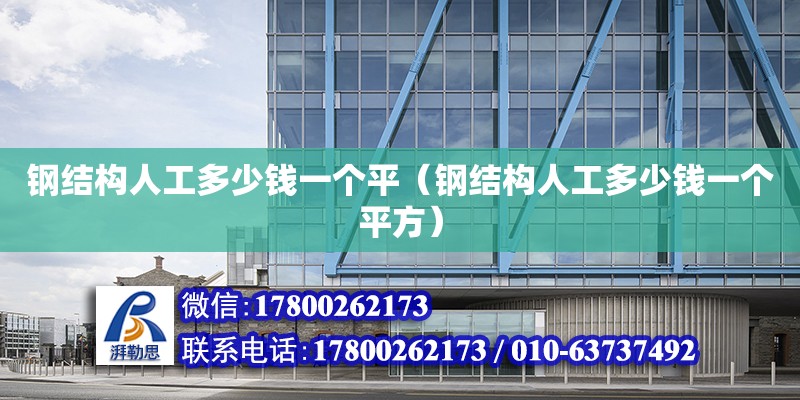 鋼結構人工多少錢一個平（鋼結構人工多少錢一個平方） 北京鋼結構設計