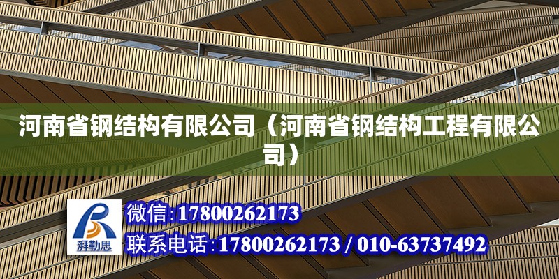 河南省鋼結構有限公司（河南省鋼結構工程有限公司）