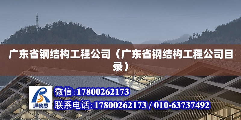 廣東省鋼結(jié)構(gòu)工程公司（廣東省鋼結(jié)構(gòu)工程公司目錄）