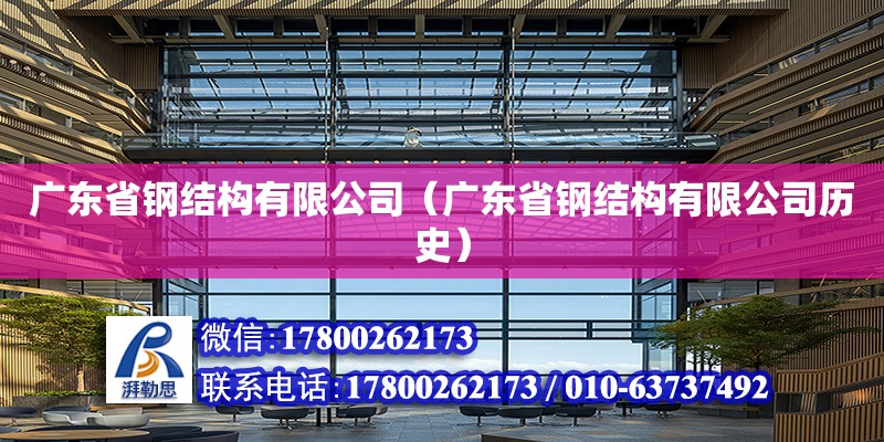 廣東省鋼結構有限公司（廣東省鋼結構有限公司歷史） 北京加固設計