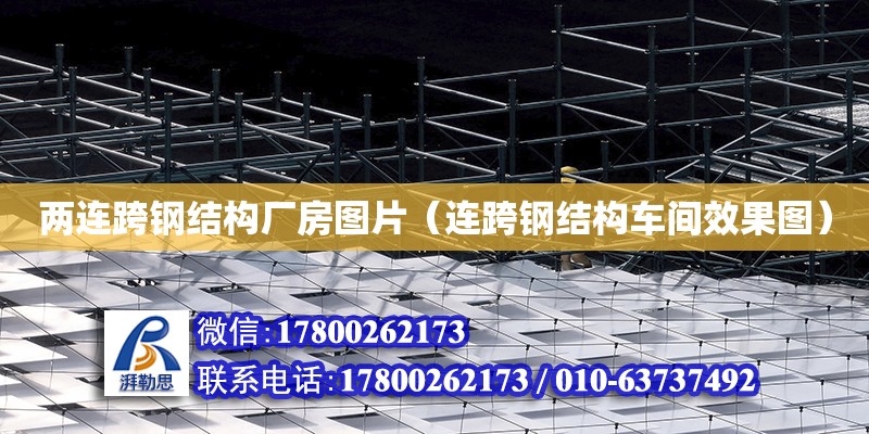 兩連跨鋼結構廠房圖片（連跨鋼結構車間效果圖） 結構污水處理池設計