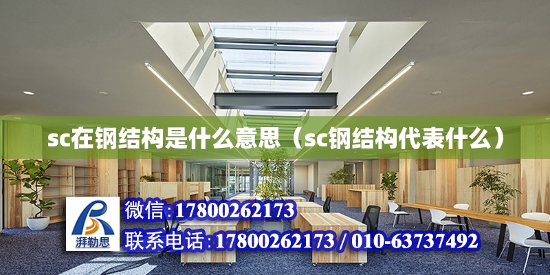 sc在鋼結構是什么意思（sc鋼結構代表什么） 鋼結構跳臺設計