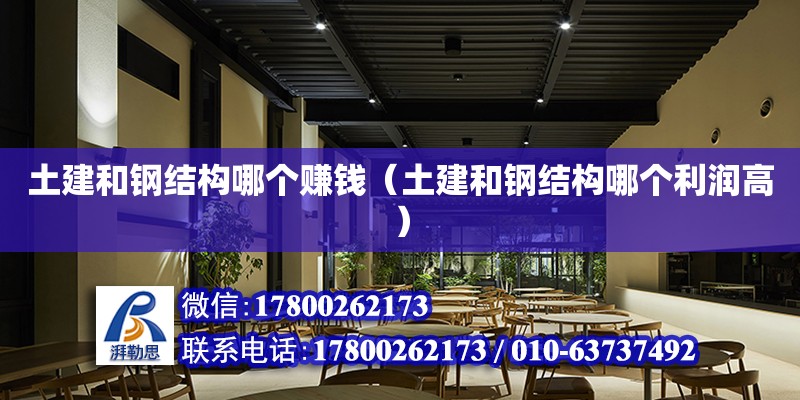 土建和鋼結構哪個賺錢（土建和鋼結構哪個利潤高） 結構框架設計