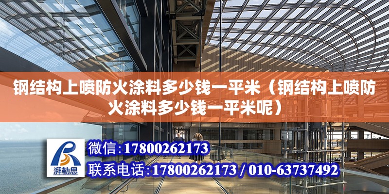 鋼結(jié)構(gòu)上噴防火涂料多少錢一平米（鋼結(jié)構(gòu)上噴防火涂料多少錢一平米呢）