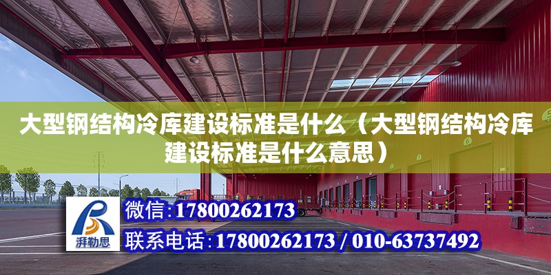 大型鋼結構冷庫建設標準是什么（大型鋼結構冷庫建設標準是什么意思）