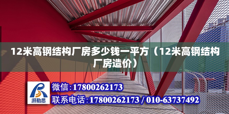 12米高鋼結構廠房多少錢一平方（12米高鋼結構廠房造價） 鋼結構異形設計