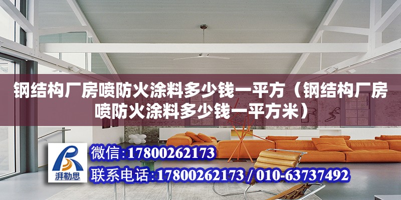 鋼結(jié)構(gòu)廠房噴防火涂料多少錢一平方（鋼結(jié)構(gòu)廠房噴防火涂料多少錢一平方米）